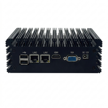 MOREFINE IPC-200 Intel N100 Industrial Mini PC，Dual Gigabit LAN, 2x COM, Fanless Embedded Firewall Router Gateway PC