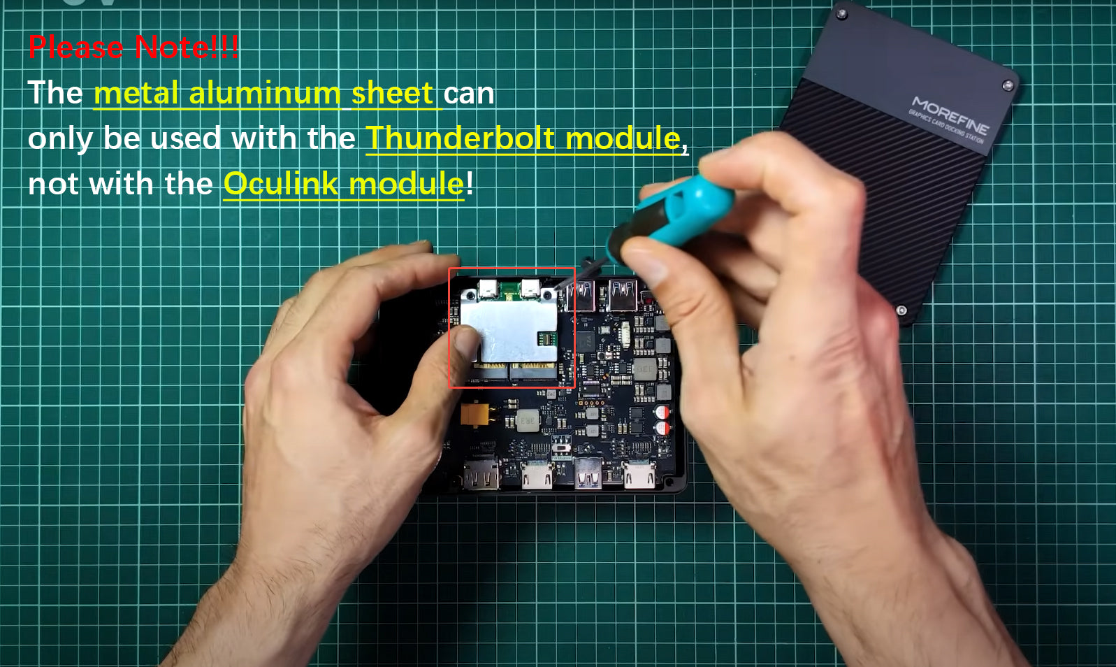 MOREFINE G1 External GPU Docking Station 16G GDDR6 RTX4090M