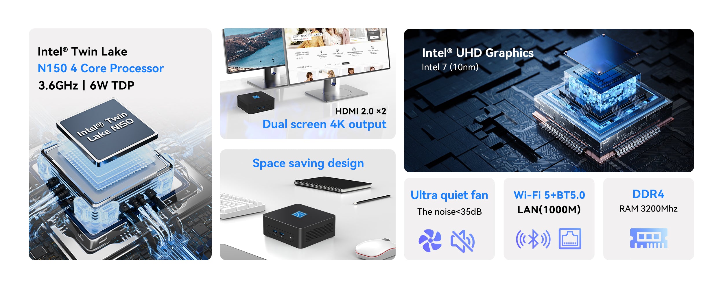 MOREFINE M8 MINI PC INTEL N150 – MOREFINE