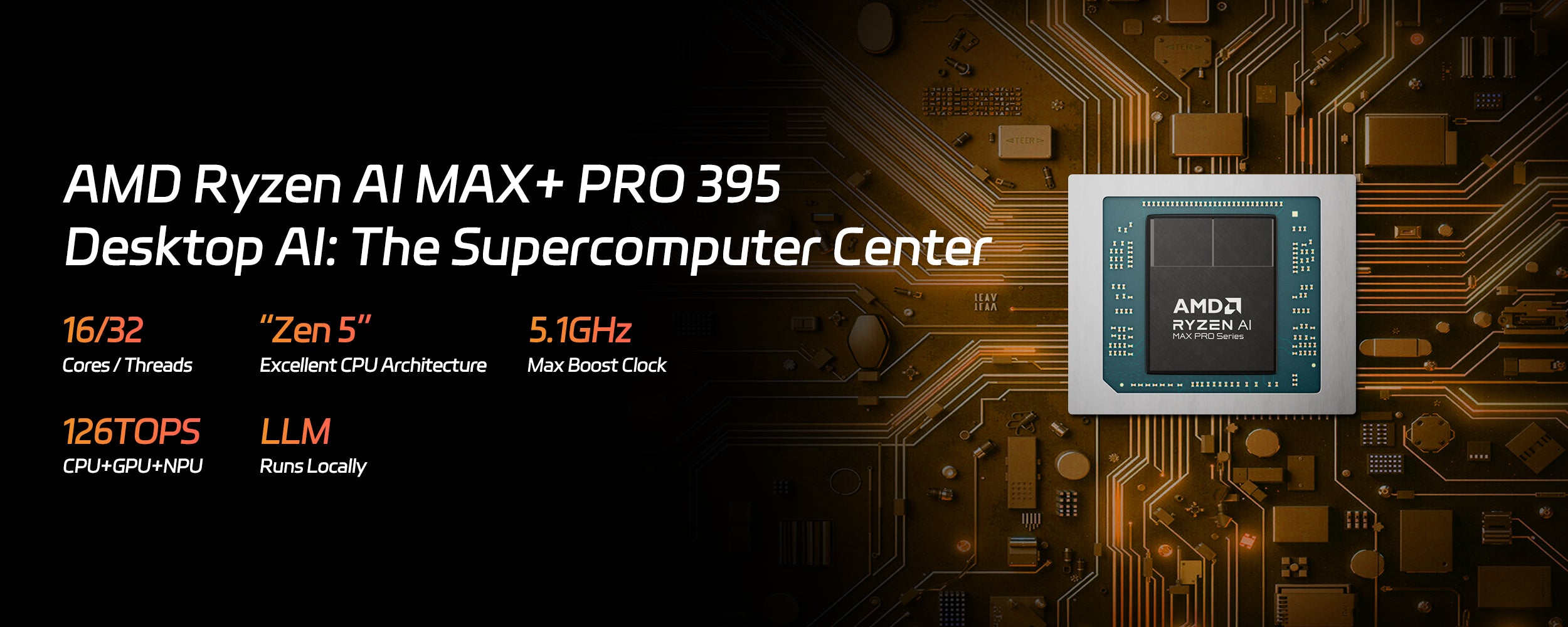AMD Ryzen AI MAX+ PRO 395 處理器