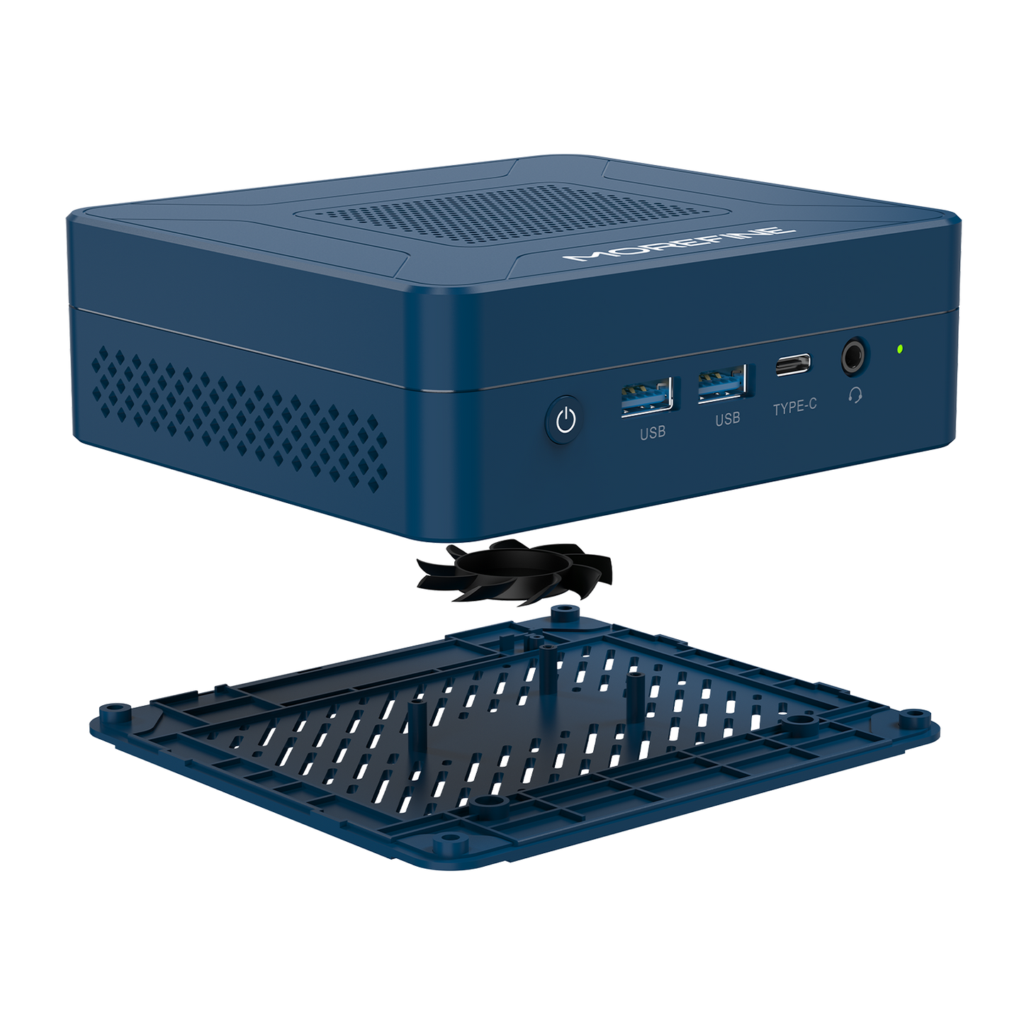 MOREFINE M9S DDR5 4800 MHz N200 N305 Mini-PC/PCIE3.0*4 SSD/WiFi6 