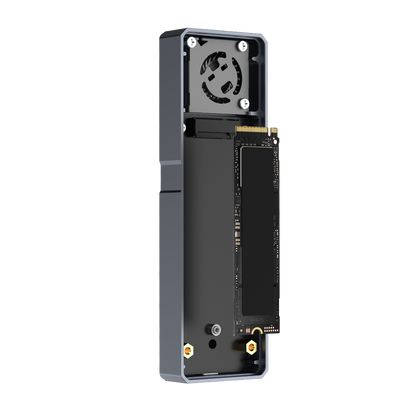 MOREFINE 80Gbps M.2 NVMe SSD Enclosure