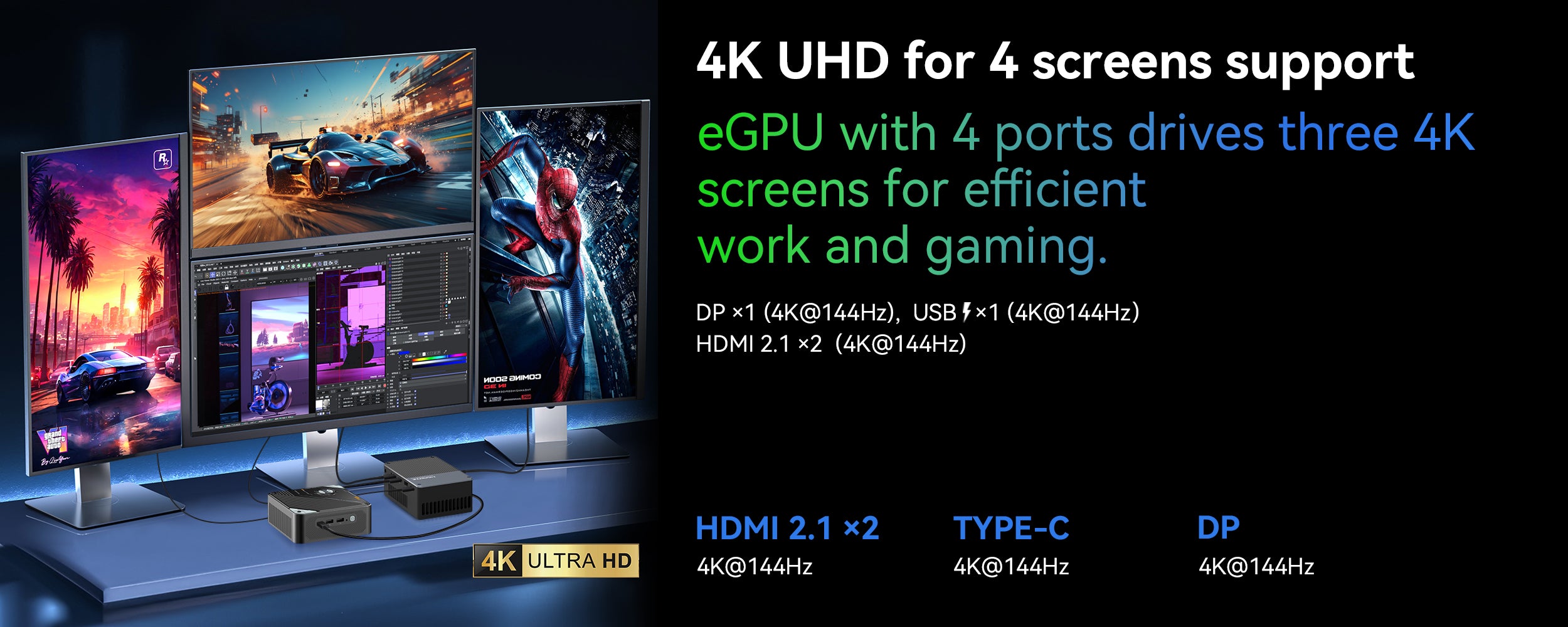 MOREFINE G1 RTX4090Laptop外付けGPU 値引きOK MOREFINE G1 External GPU Docking Station 16G GDDR6 RTX4090M